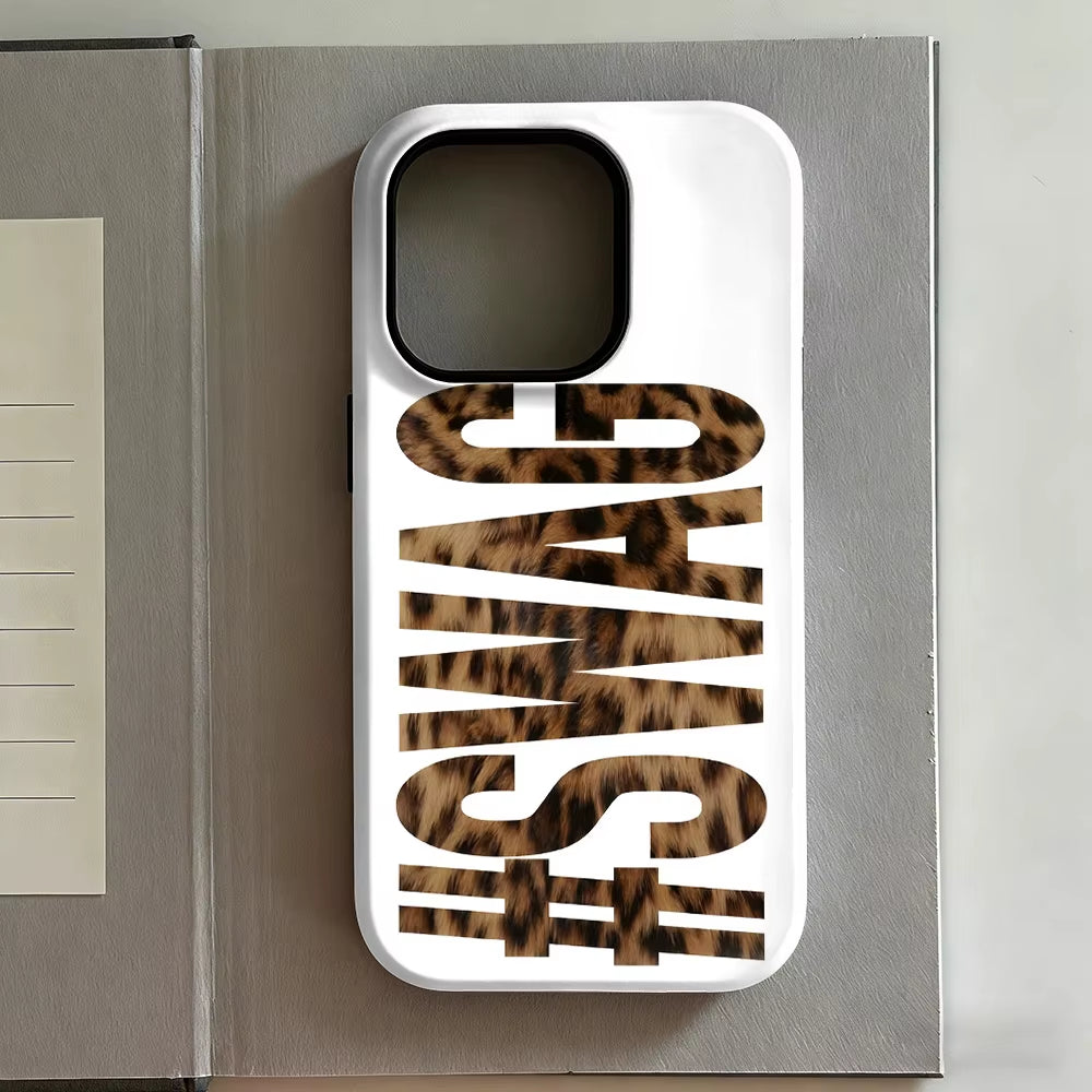 Korean Ins Swag Phone Case for Iphone 17 16E 16 15 14 13 12 11 X XS XR XSMAX 7 8 Air Pro Max plus Luxury Double-Layer Back Cover