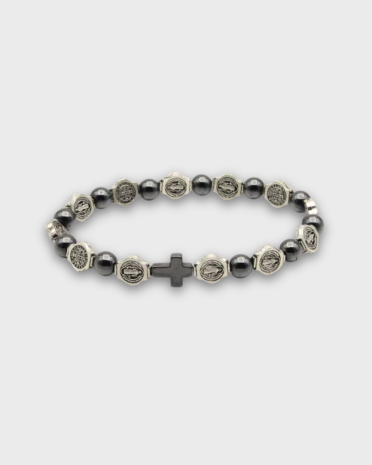 BRANSOLETKA "CHROME ROSARY"
