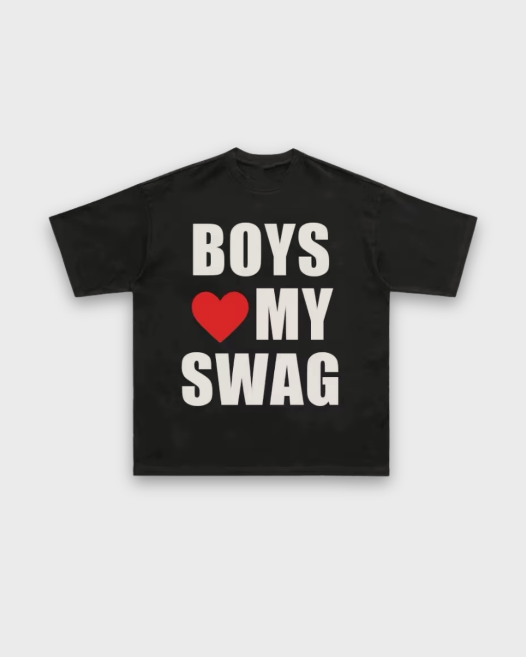 KOSZULKA Z KRÓTKIM RĘKAWEM "<3 MY SWAG"