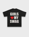 KOSZULKA Z KRÓTKIM RĘKAWEM "<3 MY SWAG"