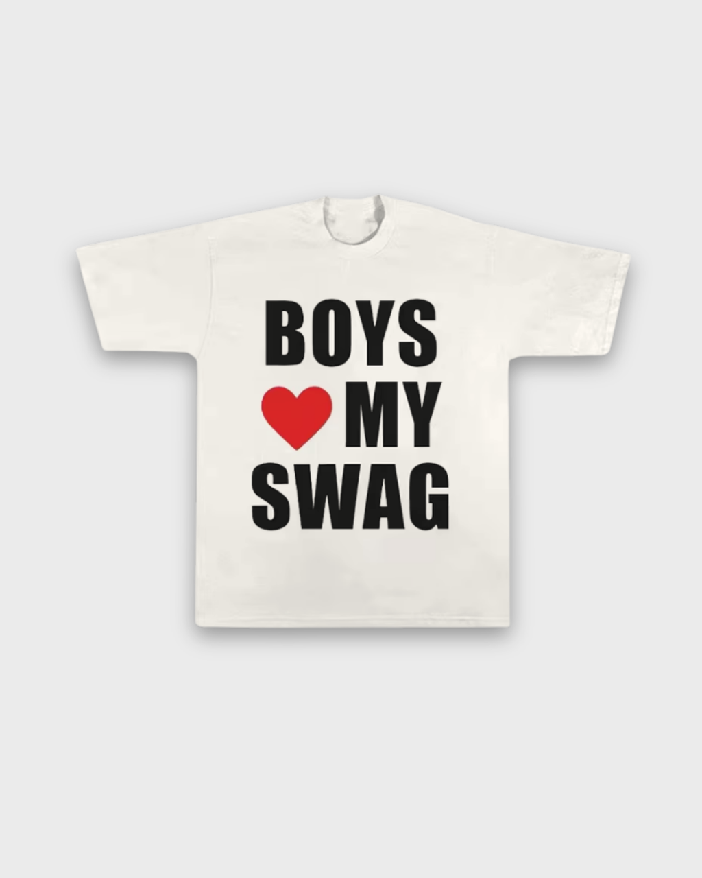 KOSZULKA Z KRÓTKIM RĘKAWEM "<3 MY SWAG"