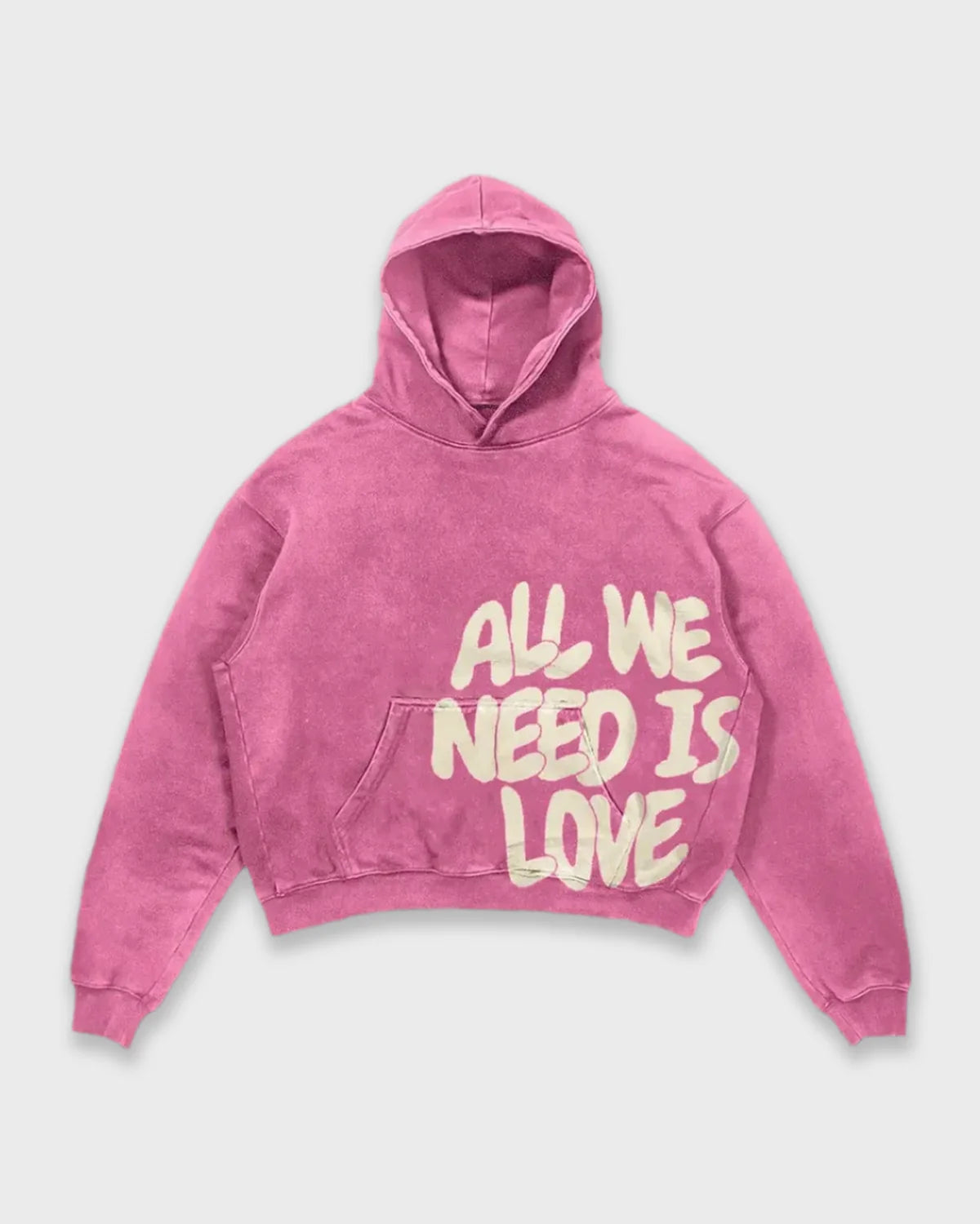 BLUZA Z KAPTUREM "ALL WE NEED"